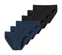 Uncover By Schiesser Men's Slip, 6 Pack - Uncover Cotton, Supermini, Single...