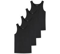 Uncover by Schiesser Men's Undershirt 4 Pack - Series 'Uncover', Round Neck