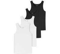 Uncover by Schiesser Men's Undershirt 4 Pack - Series 'Uncover', Round Neck