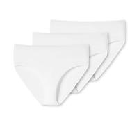 Uncover by Schiesser Women's Cotton Mix Briefs Higher Fit Pack of 3, 3 x white, L