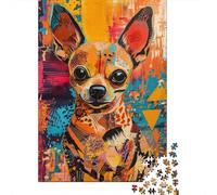 Uncover The Hidden Gems of Chihuahua - Master This 1000 Piece Wooden Puzzle for A Fulfilling Family Activity - Great for Learning