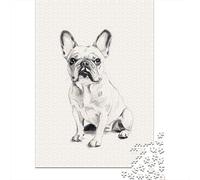 Uncover The Hidden Gems of FRENCH BULLDOG - Master This 1000 Piece Wooden Puzzle for A Fulfilling Family Activity - Great for Learning