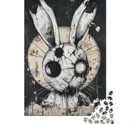 Uncover The Hidden Gems of Rabbit - Master This 1000 Piece Wooden Puzzle for A Fulfilling Family Activity - Great for Learning
