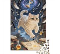 Uncover The Hidden Gems of Scottish Fold - Master This 1000 Piece Wooden Puzzle for A Fulfilling Family Activity - Great for Learning