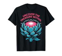 Uncover The Treasure Within Lotus Design - Radiant Bloom T-Shirt