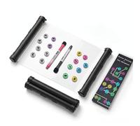 Uncross Challenge Brain Teaser Game, Magnetic Logic Puzzle with Reusable Roll-Up Whiteboard, IQ Training & Problem Solving Toy for Adults, Teens, Travel, Classroom and Family Activities