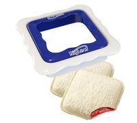 Uncrustable Sandwich Maker & Sealer - DIY Pocket Minis - Decruster Cookie Cutters (Square)