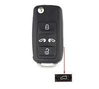 Uncut 5Buttons Folding Flip Remote Key Shell Cover Case Fob for VW Sharan Multivan T5 T6 Caravelle MPV