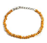 Uncut Baltic Amber Collar Suitable for Dogs and Cats Adjustable (20-25cm Honey)