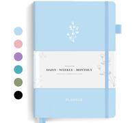 Undated 2025 Planner, Forvencer B5 Daily Weekly & Monthly Planner 2025-2026, 12 Months Calendar Agenda Planner Organizer Notebook, Simplified Large Schedule Book for Men Women, 7" x 10"