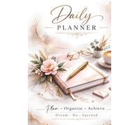 Undated Daily Planner for Women: Designed to Bring Clarity, Structure, and Mindful Productivity into Your Everyday Life.