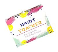 Undated Daily Weekly Tracker Journal, Habit Tracker Calendar, Habits Tracker Journal Planner with Spiral Binding, 12 Months Undated Daily Target and Habit Tracker to the Product
