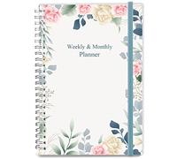 Undated Diary A5 Planner for 2026 or Any Year, Weekly & Monthly Organizer Notebook&Journal to Track Goals, Improve Productivity & Time Management, 15 x 21cm, Perfect to Organize Your Daily Life
