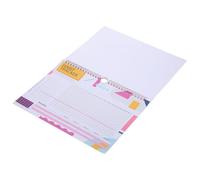 Undated Habit Tracker Journal White Paper Planner for Daily Goal Tracking