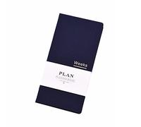 Undated Pocket Weekly Planner Schedule Organizer Agenda Year Month Week Plan A6 Notebooks (A6 undated planner Blue)