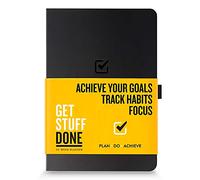 Undated Productivity Journal, 13 Week Planner for Goal Setting Plus 31 Daily Pages, 8.3"x5.5" :: Includes Guide with Tips :: Motivational and Inspirational, for Men & Women