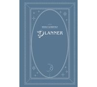 Undated Weekly & Monthly Planner: No Date Organizer Notebook with Daily Habit Tracker, Notes Pages, To Do List and Goals - Work, Students, Teachers - Aesthetic Navy Blue Moon Cover 6x9 in