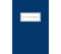 Undated Weekly Planner 52 Weeks | Pastel Colored, Yearly Goals, Important Dates | 6"x9" Organizer Journal