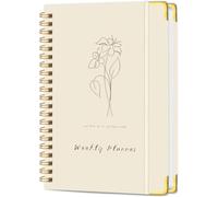 Undated Weekly Planner, To Do List Notebook with Habit Tracker, 5.7" x 8"