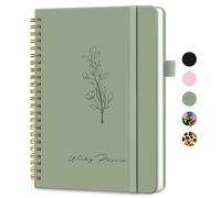 Undated Weekly Planner, Weekly To Do List Notebook with Goal & Habit Tracker Organizer, A5 Weekly Planner Notebook with Spiral Binding, 6.1" x 8.2" - Green