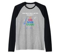 UNDC Puzzle | How Many Ways Can You Read It? Raglan Baseball Tee