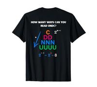 UNDC Puzzle | How Many Ways Can You Read It? T-Shirt