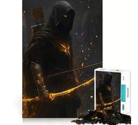 Undead Archer Adults 1000 Pieces Puzzle Mental Fun Game Advanced Laser Cutting Tech Amusing Challenge for Waiting Time (38x26cm)