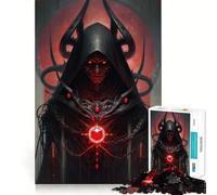 Undead Demon Jigsaw for Teenagers 1000 Pieces Mind Boost Fun Clean Cut Sturdy Components Heartwarming Gathering Activity (38x26cm)