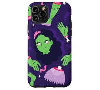 undead halloween zombie girl worms bat creepy cadaver corpse Case for iPhone 11 Pro