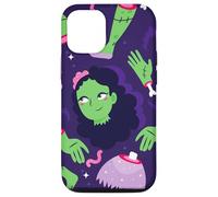 undead halloween zombie girl worms bat creepy cadaver corpse Case for iPhone 12/12 Pro