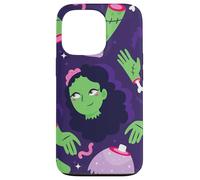 undead halloween zombie girl worms bat creepy cadaver corpse Case for iPhone 13 Pro