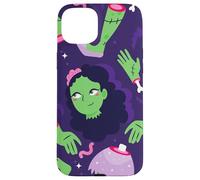 undead halloween zombie girl worms bat creepy cadaver corpse Case for iPhone 15 Plus