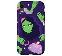 undead halloween zombie girl worms bat creepy cadaver corpse Case for iPhone XR