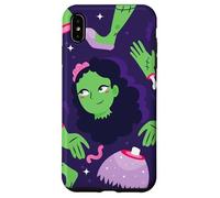 undead halloween zombie girl worms bat creepy cadaver corpse Case for iPhone XS Max