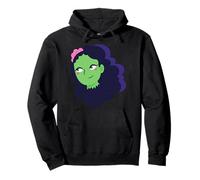 undead halloween zombie woman monster bride cadaver brains Pullover Hoodie