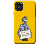 Undead Inside Funny Zombie Work Humor Daily Grind Cool Art Case for iPhone 11 Pro Max