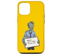 Undead Inside Funny Zombie Work Humor Daily Grind Cool Art Case for iPhone 12/12 Pro