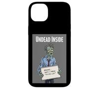 Undead Inside Funny Zombie Work Humor Daily Grind Cool Art Case for iPhone 14 Plus