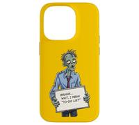 Undead Inside Funny Zombie Work Humor Daily Grind Cool Art Case for iPhone 14 Pro
