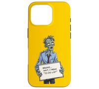 Undead Inside Funny Zombie Work Humor Daily Grind Cool Art Case for iPhone 16 Pro