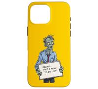 Undead Inside Funny Zombie Work Humor Daily Grind Cool Art Case for iPhone 16 Pro Max