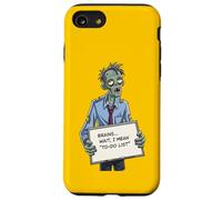Undead Inside Funny Zombie Work Humor Daily Grind Cool Art Case for iPhone SE (2020) / 7/8