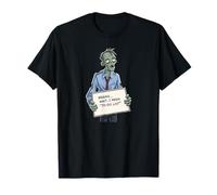 Undead Inside Funny Zombie Work Humor Daily Grind Cool Art T-Shirt