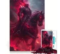 Undead Knight Jigsaw 1000 Pieces Focus Building Toy Zero Gap Rewarding Activity for Rainy Days (50x75cm)