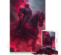 Undead Knight Jigsaw Puzzle for Teenagers 1000 Pieces Thought Training Soft Distraction Uniform Cut Holiday Present (50x75cm)