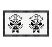'Undead Pirate' Pet Feeding Mat (PM00026274)