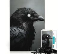 Undead Raven Jigsaw for Teenagers 1000 Pieces Memory Fun Game Smooth Burr Free Surface Birthday Gift Brain Teaser Toy (50x75cm)