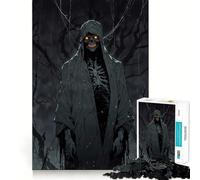 Undead Reaper in The Ember Woods Jigsaw for Teenagers 1000 Pieces Memory Fun Game Smooth Burr Free Surface Birthday Gift Brain Teaser Toy (38x52cm)