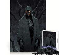 Undead Reaper in The Ember Woods Jigsaw Puzzle for Teenagers 1000 Pieces Thought Training Soft Distraction Uniform Cut Holiday Present (50x75cm)
