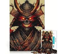 Undead Samurai Warrior 1000 Piece Puzzle For Adults Mind Skill Play Laser Cut for Flawless Fit Rewarding Activity for Rainy Days (38x26cm)